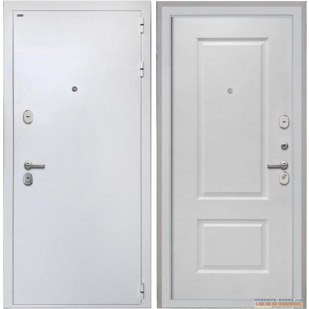 Дверь Интекрон Колизей White Альба эмаль RAL-9003 (Сигнально белый)